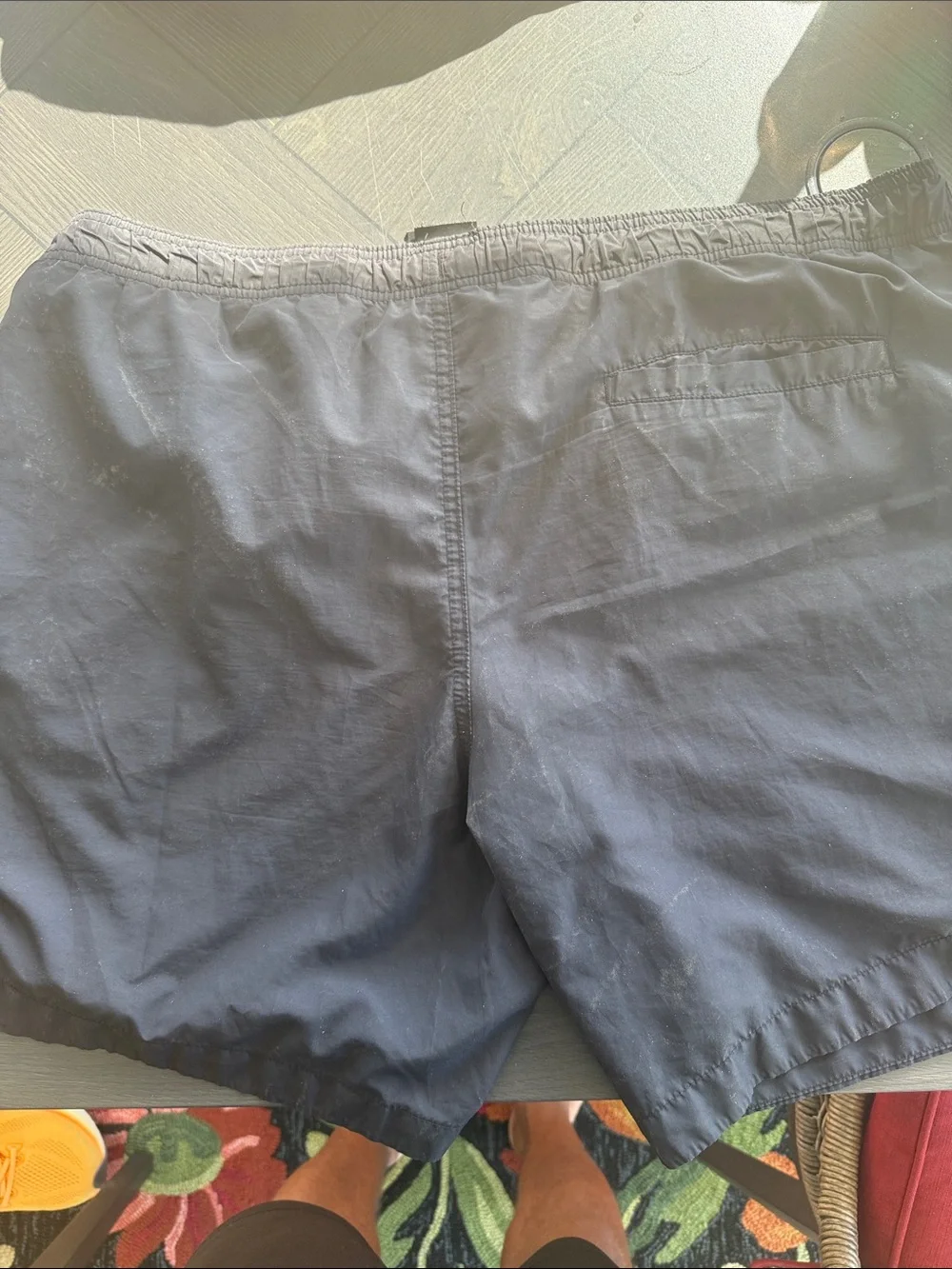 H&M Men's Black Swim Trunks with Drawstring